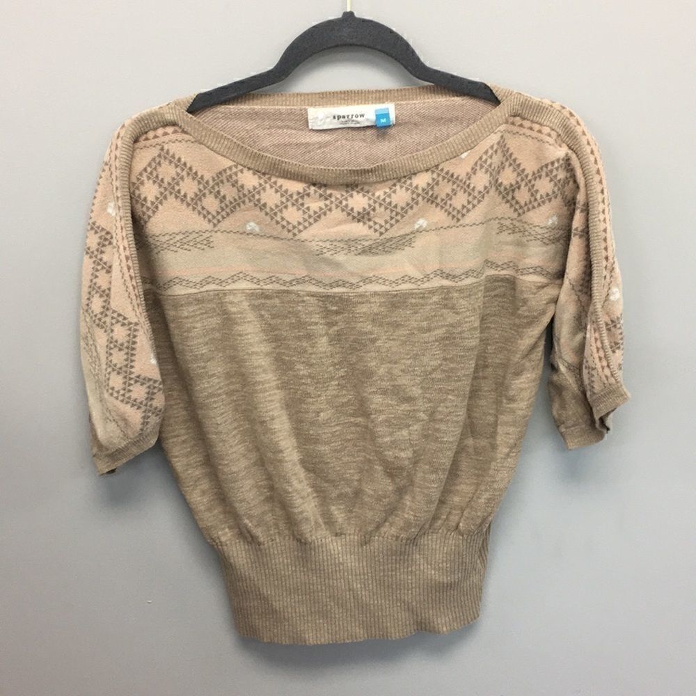 Anthro | Sparrow Far Flung Fair Isle  Sweater | M